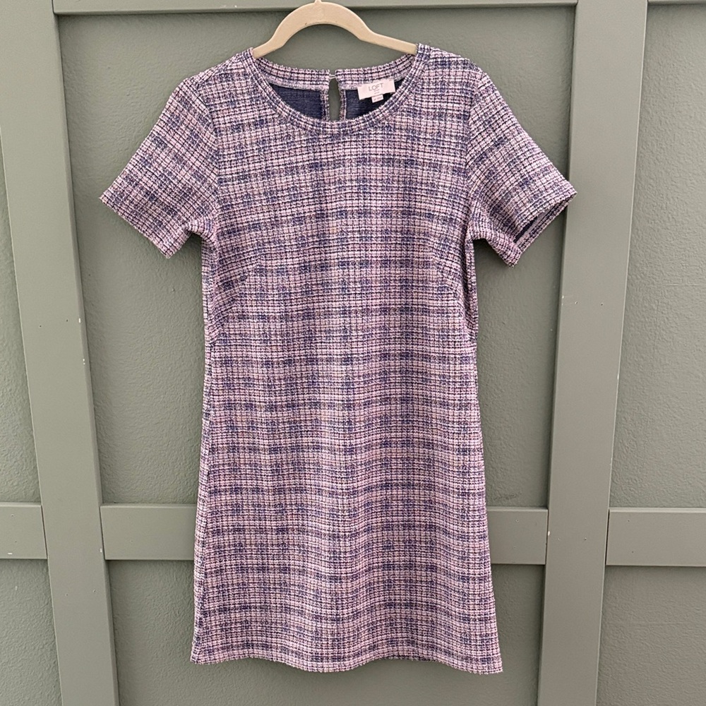 LOFT Outlet Tweed Dress- Small Petite